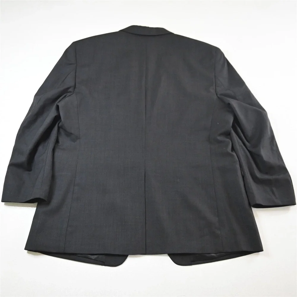 Jos. A. Bank‎ 48R Dark Gray 100% Wool Mens Blazer Suit Jacket Sport Coat_12